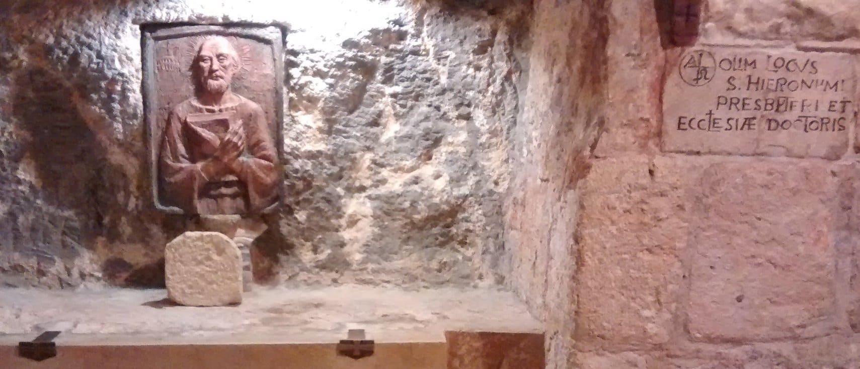 Grotte des hl. Hieronymus - Schutzpatron der Übersetzer in Bethlehem